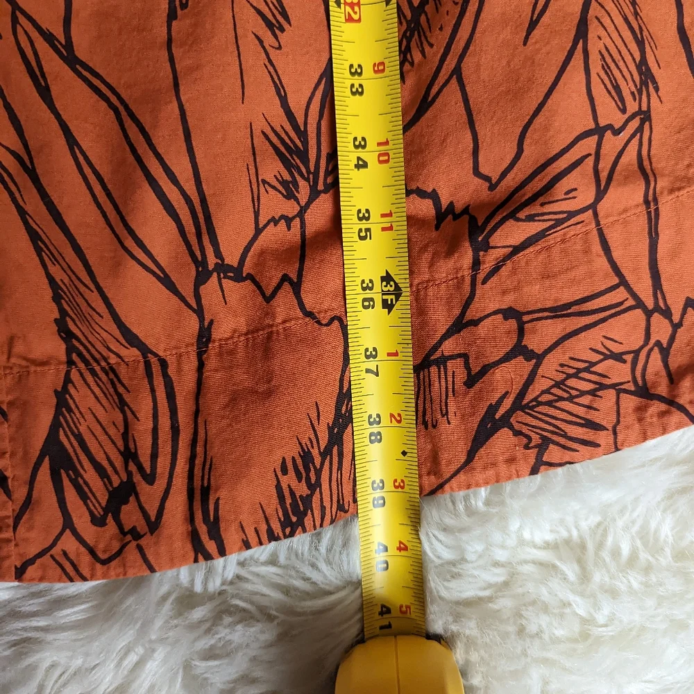 EUC Bryn Walker Don Tunic in Orange Floral